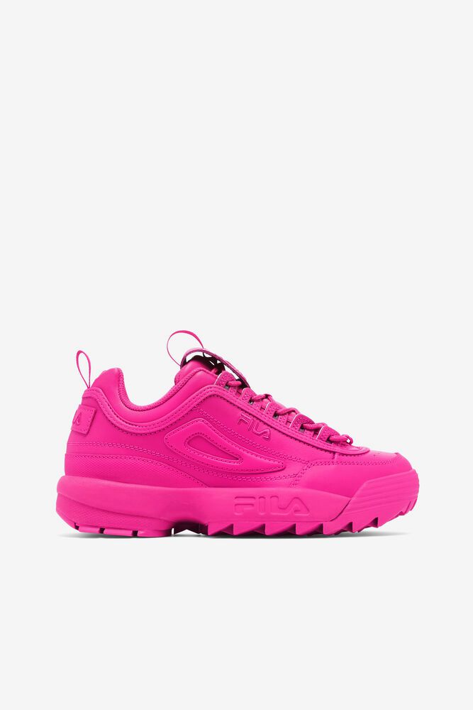 Fila Trainers Womens Pink Disruptor 2 Premium - Ireland 04736-WDMR